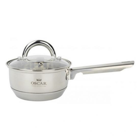 saucepot OSCAR CHEF ковш 14 см (0,9л) с крышкой OSR-3000-14