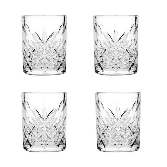 Таймлесс склянка/віскі v-420 мл (под.упак.) н-р 4шт 520414