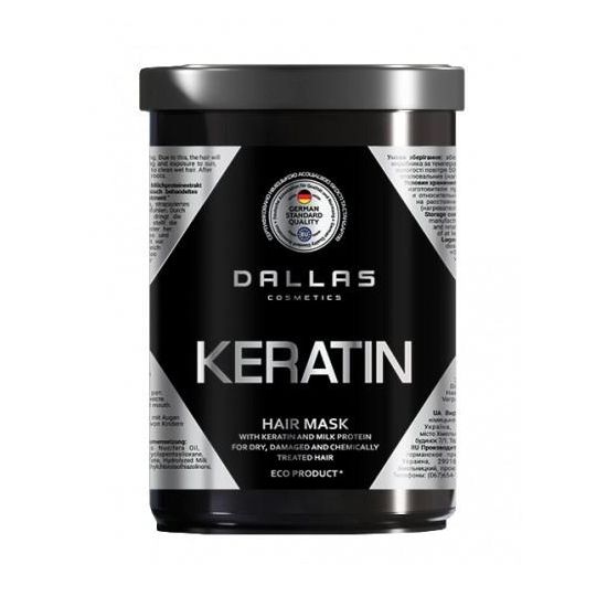 Маска для волосся Dalas Keratin Professional 1000мл з кератином і екстрактом молочного протеїну 723246