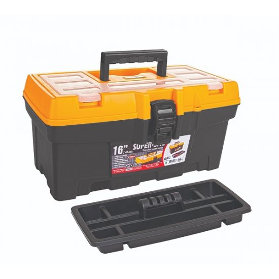 Ящик для инструментов Master 16'' 410x213x195 мм со вставкой и ячейками ASR-2080