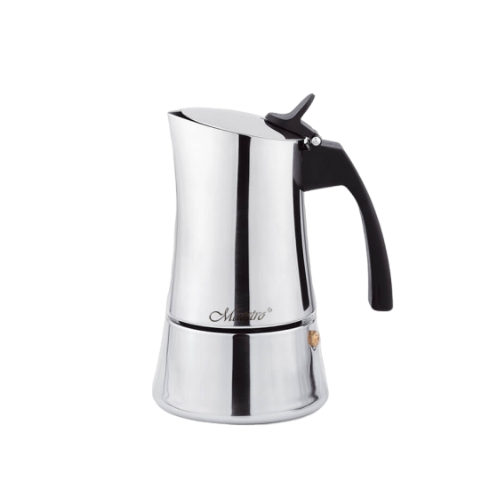 Кавоварка гейзерна 200мл нерж.сталь Espresso Moka MR-1668-4