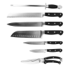 Набір ножів 8-пр. на дерев'яній підставці пласт.ручки MR-1423