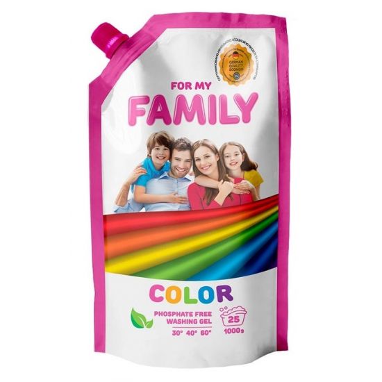 Гель для прання Family 1000мл для кольорових речей Doypac 721228