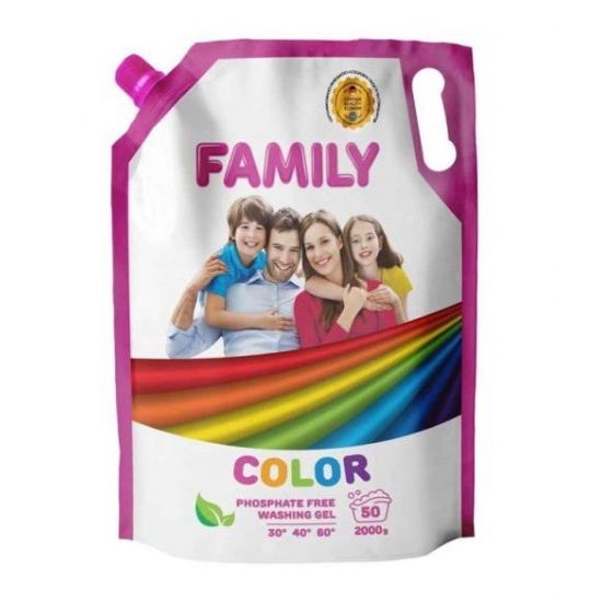 Гель для стирки Family 2000мл для цветных вещей Doypac 721204