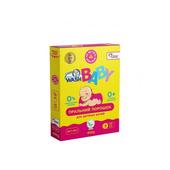 Порошок для стирки Doctor Wash Baby 400г для детской одежды 141286