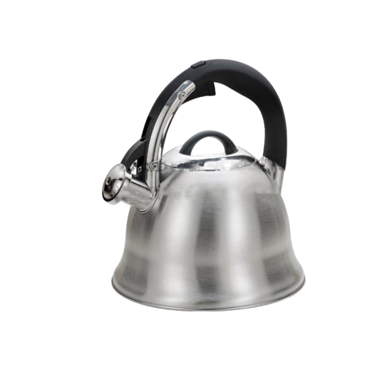 Чайник 2,5л нерж.сталь со свистком EB-8825