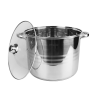 Кастрюля 16л 30*23см стекл.крышка MR-3517-16