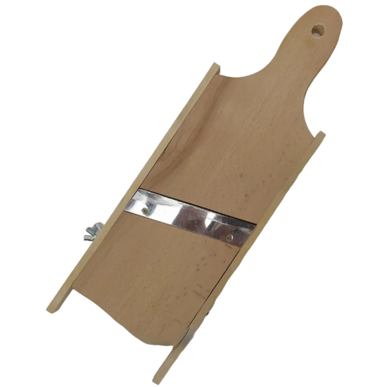 Терка-шатківниця регулятор леза дерев'яна з ручкою