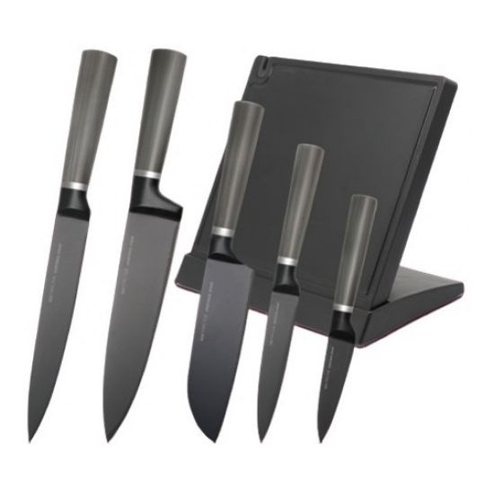 Набор ножей 6-пр. 5 ножей+доска Osсar Master OSR-11002-6