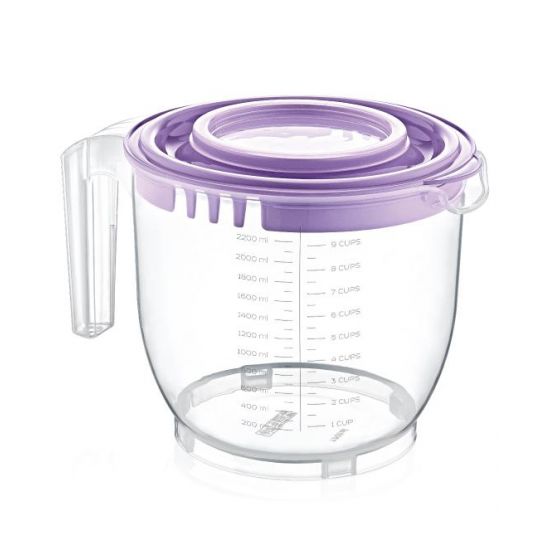 Миска для миксера 2,2л с крышкой 10200