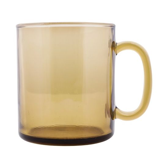 Чашка 320мл дымчатое стекло Herbata