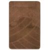 Набір килимків для ванної 50*80+40*50см малюнок MIX S2-333-classic шоколадний