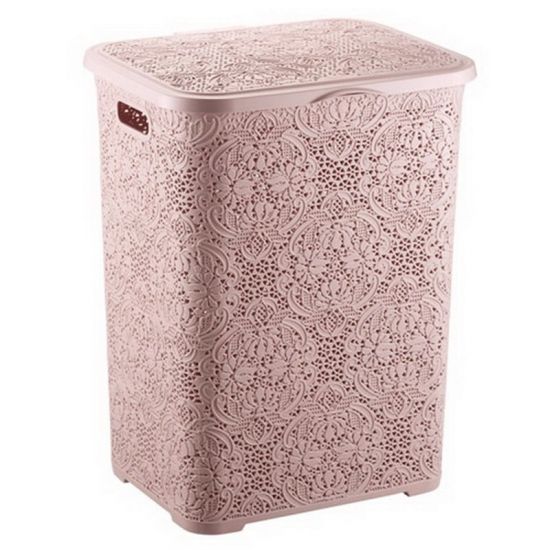 Кошик 60л 425*370*563мм Lace бежевий 2130 01