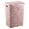 Кошик 60л 425*370*563мм Lace бежевий 2130 01