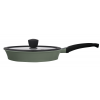 Сковорода 24см стеклянная крышка Ringel Zitrone Olive RG-2108-24/OL