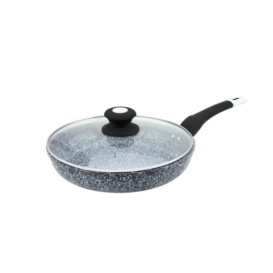 Сковорідка 18см з кр. покриття граніт EB-9163