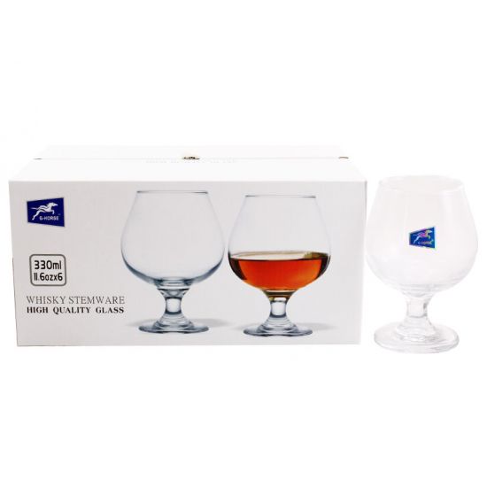 BM3705 Набір келихів 6*330мл скло