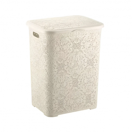 Кошик 42л 385*325*500мм Lace бежевий 2130 03
