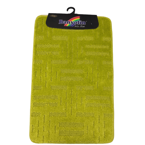 Набір килимків для ванної 50*80+40*50см малюнок MIX S2-333-classic зелений