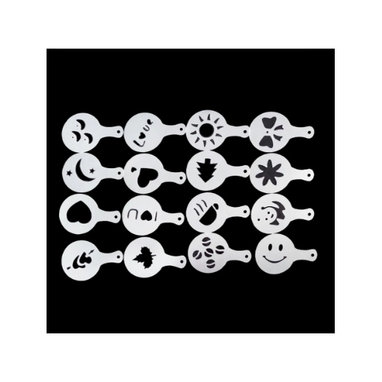 Набір пласт.трафаретів для кави APL16PP