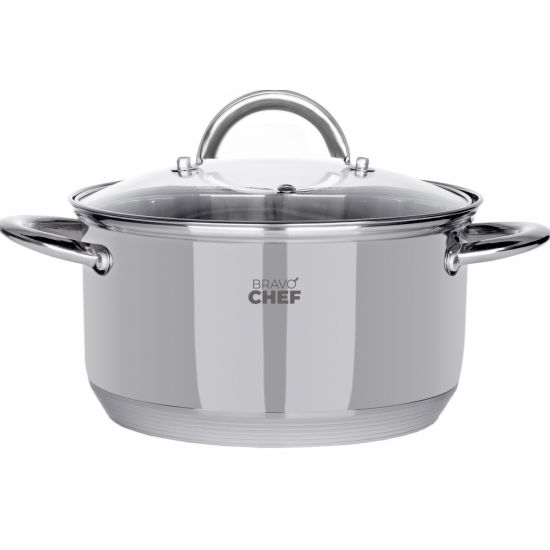 Кастрюля 4,35л 22см Bravo Chef BC-2001-22