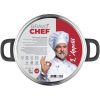 Каструля 3,8л 22см бак.ручка Bravo Chef BC-2003-22