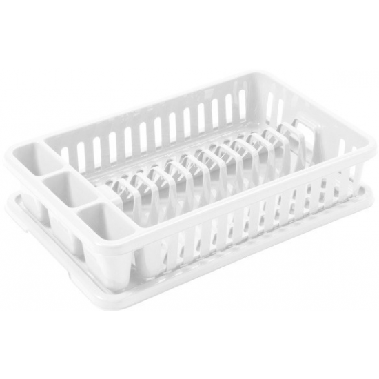 Сушка для посуды 44,5*26*9см Ton-Ton белая TA-130