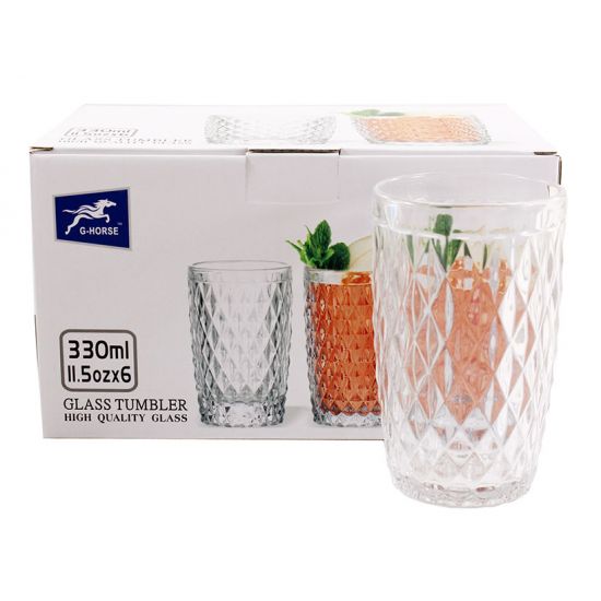 BM04612LX Набір склянок 6*330мл