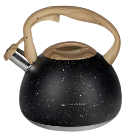 Чайник 3,0л со свистком мрамор EB-8836