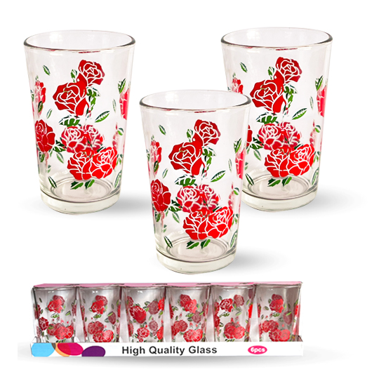 Набір склянок 6*210мл Розарій 945-4