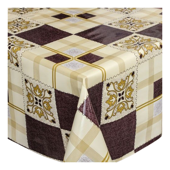 Клеенка Guvenc-Lux ПВХ на нетканой основе 3-х слойная 1,40*20м 8186 A
