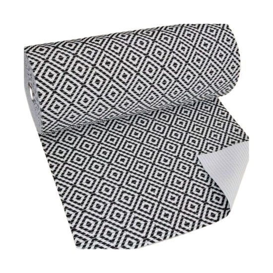 Килимок у ванну кімнату 0,65*15м 15648 Black