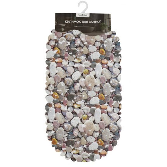 Килимок у ванну 66*38см Камінці фото-принт Камінці 6638-002