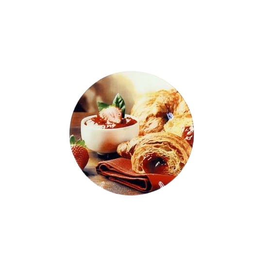 S3012/T310 Блюдо скл. кругле 30см Круасани
