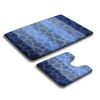 Набір килимків для ванної 50*80+50*40см Воналді Standart 02219 блакитний
