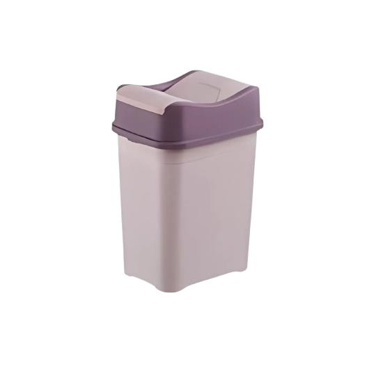 Ведро для мусора 2,5л Pelicano пудра 4152 01s