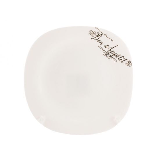 Bon Appetit Тарелка мелкая квадратная №11 стеклокерамика O31110