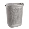Кошик з кришкою 63л Honeycomb сірий OZER-N-008