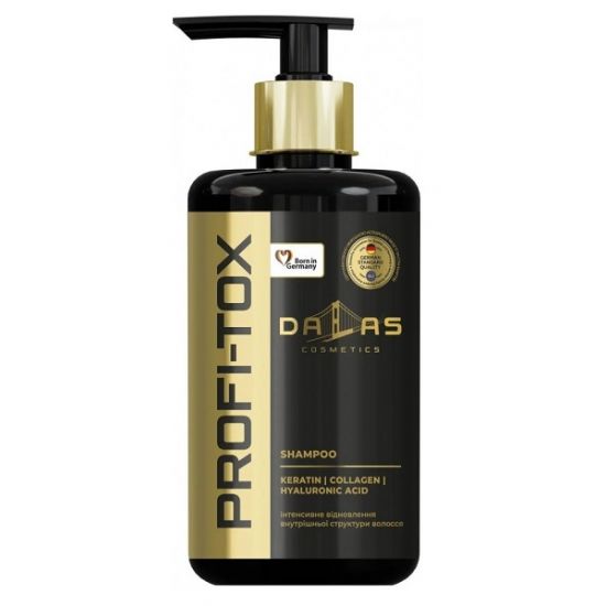 Шампунь Dalas Hair Pro-tox 1000мл з кератином, колагеном і гіалуроновою кислотою з дозатором 141477