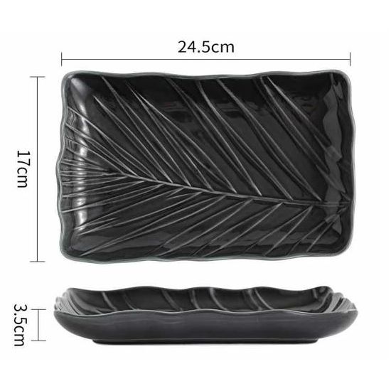 Блюдо Limited Edition Leaf Black B010786