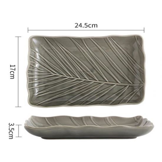 Блюдо Limited Edition Leaf Grey B010787