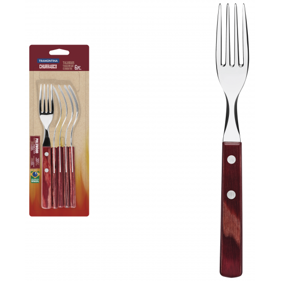 Виделка столова TRAMONTINA Barbecue POLYWOOD 21198/716