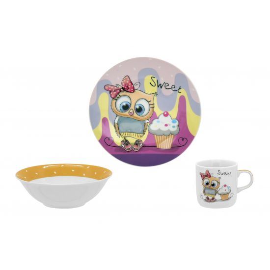 Дитячий набір LIMITED EDITION SWEET OWL, 3 предмета YF6027
