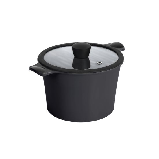 Каструля RINGEL Zitrone Black (5.8 л) 24 см RG-2108-24/2 BL
