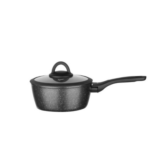 Ковш 1,2л 16см стеклянная крышка Ringel Zira RG-41006-16