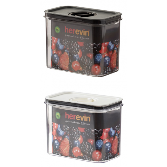 Контейнер HEREVIN Canister-Vacuum Lid-White-Black 1.2 л (161179-000)