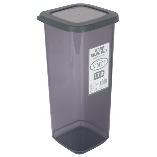 Контейнер для сипучих Violet House 0311 Transparent Black  1.7 л