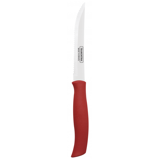 Нож для стейка Tramontina Soft Plus red, 127 мм 23661/175
