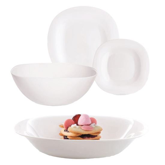 Сервіз Luminarc Carine White, 19 предметів V8304