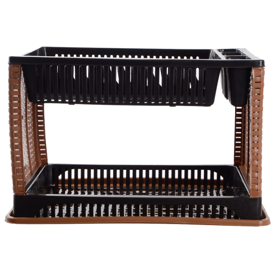 Сушка для посуду Violet House 0053 Ротанг BROWN 29х44х29 см